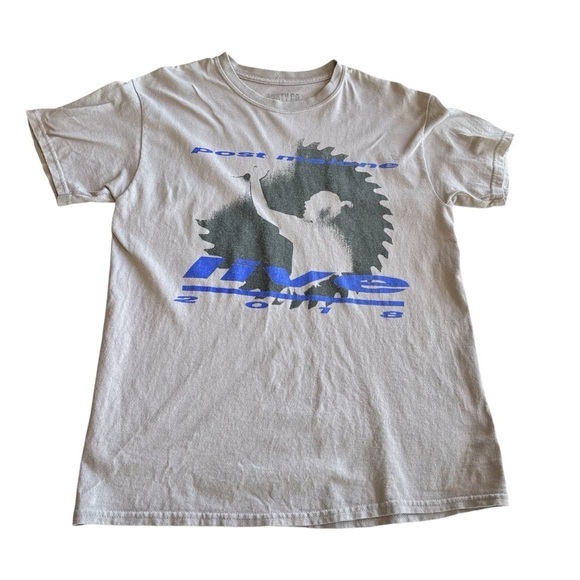 Posty Co Other - Post Malone Live Concert Tour 2018 Medium Tee Shirt Gray Posty Co